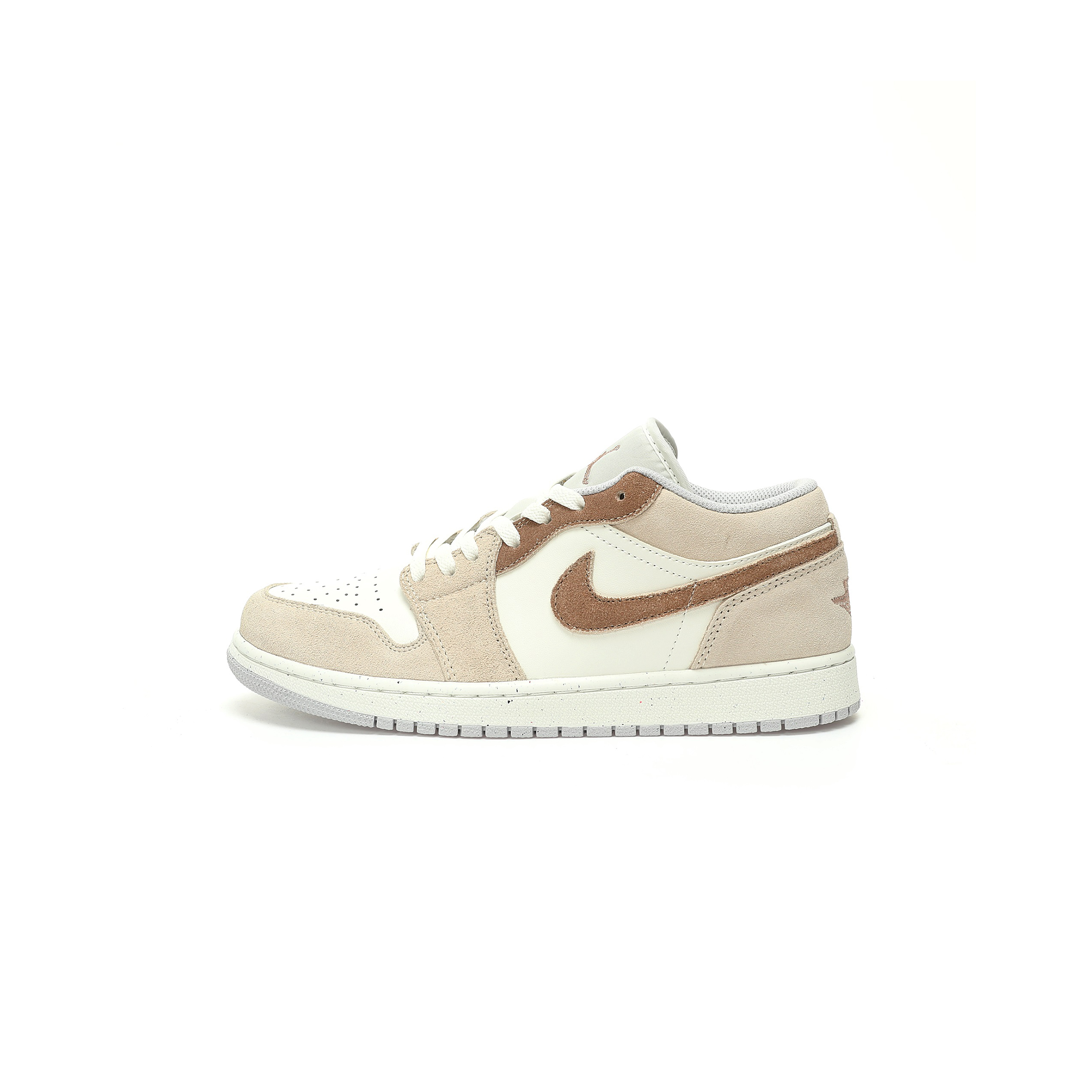 NIKE AIR JORDAN 1 LOW LIGHT BONE ARCHAEO BROWN HF1567-200